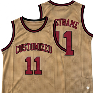 Maillot de basket-ball sublimé personnalisé, respirant, nom et numéro d'équipe personnalisés, maillot de sport léger sans manches en mesh - Product Image 1