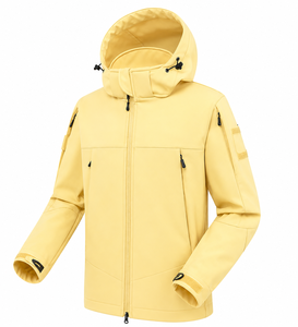Chaqueta SoftShell OEM al por mayor para minoristas estadounidenses, chaqueta deportiva ligera, chaqueta activa, color personalizado - Product Image 2