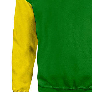 Sudaderas con Cuello Redondo en Verde y Amarillo con Logotipos Personalizados, Corte Regular, Manga Larga, Estilo Otoñal - Product Image 5