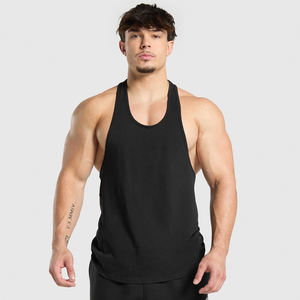 Débardeur Stringer Homme Personnalisé pour la Musculation et le Fitness – Léger, Respirant, Écologique en Polyester/Coton - Product Image 4