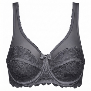 Nuevo Sujetador Deportivo Premium Sexy con Encaje Tejido y Aros para Mujer, Copa 3/4, Delgado, Cómodo y Transpirable, Cierre Trasero Sólido - Product Image 6
