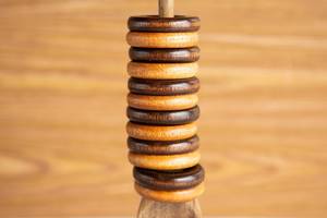 Decorative Rustic Wooden Napkin Ring Set <b>for</b> Home Kitchen Party Supplies Decoration Items Premium Collection Elegant Finish - Product Image 2