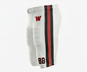 Camiseta de Fútbol Americano para Hombre, Negra y Roja, Sublimada, Absorbente de Humedad, Ajuste Atlético, Ropa Deportiva para Adultos - Product Image 5