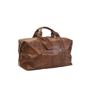 2026 Vintage <b>Large</b> Capacity Durable Water Resistant Luxury Leather Duffel <b>Bag</b> Custom Pattern Fashionable Sports Gym Travel - Product Image 5