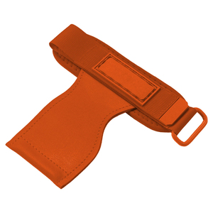 Poignées de gymnastique pour haltères, en cuir jaune OEM, sans doigts, réglables pour le soutien des mains lors de l'exercice et de l'haltérophilie - Product Image 5