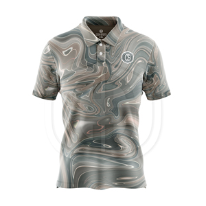 Polo de Golf Moderno para Hombre con Diseño Gráfico Completo, Anti-Sudor, Ajuste Flexible, para Torneos y Clubes - Product Image 4