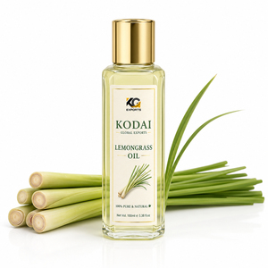 Aceite Esencial de Limoncillo de Tamil Nadu 100% Puro y Natural de Primera Calidad, Destilado al Vapor, para Aromaterapia y Cuidado Facial, Kodai Global Export - Product Image 1