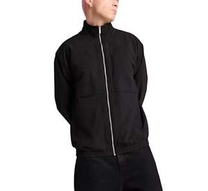 <b>Men's</b> Custom Embroidered Logo Breathable Windproof Water Resistant Outdoor Work Wear <b>Summer</b> Company Uniform Wind Shirt Stand - Product Image 1