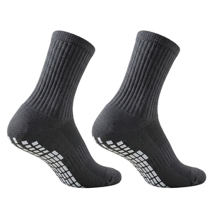 Calcetines deportivos blancos con suela antideslizante para baloncesto, para adultos, de verano, de algodón tejido. - Product Image 2