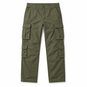Pantalones de chándal anchos grises con cordón en la cintura, corte recto, dobladillos abiertos, estilo relajado, para uso casual, venta al por mayor personalizada para hombre - Product Image 4