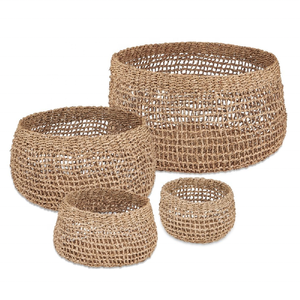 Wholesale Cane Wiwin Jute Clothes <b>Basket</b> <b>Laundry</b> <b>Baskets</b> With Handles Wicker Woven Storage Biodegradable High Quality Handmade - Product Image 4
