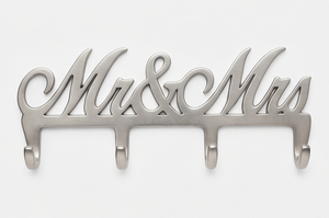 Stylish Mr & Mrs Design Door <b>Hook</b> Stainless Steel Perfect For Wall Mounted Bathroom And Home Decor Bathroom Office Useful Object - Product Image 6