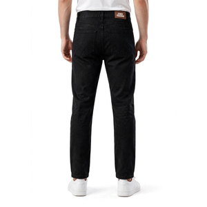 Vintage Wash Breathable Mid Waist Straight <b>Men</b> <b>Jeans</b> Regular Fit Denim Trousers Western Cowboy Style Washable Winter Autumn - Product Image 2