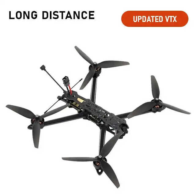 7 Inch FPV Commercial Drone with 2kg Payload Long Distance 5.8G ELRS 915 Mark4 Commercial Drone Frame