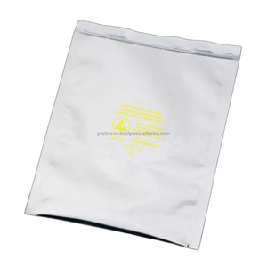 ถุงป้องกันไฟฟ้าสถิตย์แบบเปิดด้านบน พิมพ์ลายสกรีน ป้องกันความชื้น สำหรับชิ้นส่วนอิเล็กทรอนิกส์ PCB IC รับทำโลโก้ตามสั่ง ขายส่ง - Product Image 2