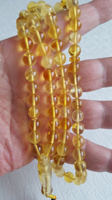 Résine d'ambre jaune Tasbih Misbah Sibha Tespih 99 perles de prière rondes chapelet islamique Tasbeeh pour Zikr Dhikr Namaz