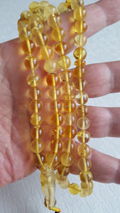 Résine d'ambre jaune Tasbih Misbah Sibha Tespih 99 perles de prière rondes chapelet islamique Tasbeeh pour Zikr Dhikr Namaz - Product Image 4
