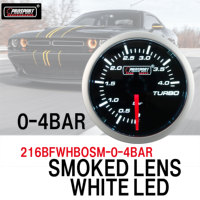 Manomètre de suralimentation mécanique 52 mm pour série BF, 0-4 BAR, LED noire, neuf