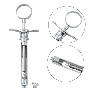 Jeringa de Autodolorización Dental de Acero Inoxidable, Instrumentos Quirúrgicos Manuales Reutilizables con Empuñadura Ergonómica Clase II en Venta - Product Image 1