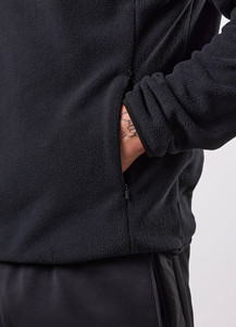 Top Selling Custom Logo Black <b>Men's</b> <b>Half</b> <b>Zip</b> Polar Fleece Hoodie Lightweight Breathable Gym Sports & Streetwear Hoodies For <b>Men</b> - Product Image 6