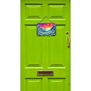 Multicolor New Daisies Wall Door Hanging Prints Aluminum Metal <b>Sign</b> for Kitchen <b>Bar</b> Bathroom Home Decor 8HX12W - Product Image 2