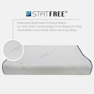 Almohada de Espuma Viscoelástica Ecológica Moderna de Primera Calidad, Diseño Contorneado, Soporte para el Cuello, Tela Antiestática - Product Image 2