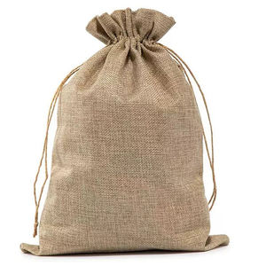 Wholesale Jute Drawstring Shopping <b>Bag</b> Elegant Burlap <b>Gift</b> <b>Bag</b> - Product Image 2