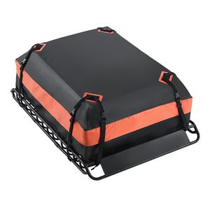 Portaequipajes Universal para Techo, Cesta para Portaequipajes de 51 x 36 x 4.1 Pulgadas (1120 x 870 x 260 mm), Bolsa de Carga, Red, Correas de Amarre, 20 Piezas - Product Image 1