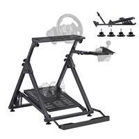 Stand Simulator Roda Balap Lipat yang Dapat Disesuaikan Logitech G923 G920 G29 G27 Thrustmaster T300RS TX F458 Aksesoris Game