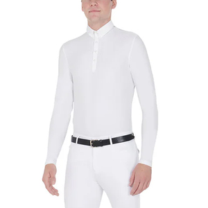 Camisas de Manga Larga para Montar a Caballo, Diseño Moderno, Ropa Ecuestre para Hombre, Secado Rápido, Fabricantes de Ropa Ecuestre - Product Image 3