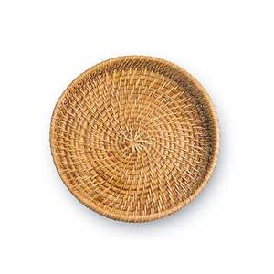 Handcrafted Cane Rattan Bamboo Serving Tray Decorative Multipurpose Tray for Home Kitchen <b>Table</b> Decor - Product Image 2