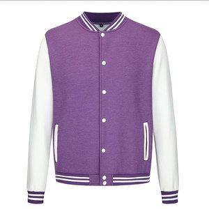2026 High Quality Plus Size Streetwear College <b>Jackets</b> Wholesale Eco-Friendly Anti-Bacterial Custom Logo Plain Letterman Varsity - Product Image 1