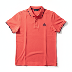 Chemises décontractées pour hommes de haute qualité, personnalisées, à manches courtes, boutonnées, athlétiques, de golf, tricotées, écologiques, imprimées, 100% coton - Product Image 1