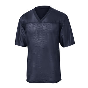 Maillot de football personnalisé vierge en maille, version fan, avec design par transfert thermique, respirant, coupe oversize, 100 % polyester, vente en gros - Product Image 5