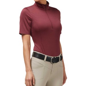 High Quality 4way Stretch Horse Riding Equestrian Shirt <b>Top</b> Base Layer Competition Show Shirt Polo in Soft Feel Technical Fabric - Product Image 2