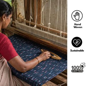 Tela de Algodón Ikat Tejida a Mano en India, Suministro al por Mayor OEM, Textil Tejido a Mano, Lavable, Ecológico, Suave y Duradero para Tapicería y Prendas de Vestir - Product Image 5