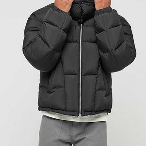 Chaqueta Acolchada Extra Grande con Cierre para Hombre, de Primera Calidad, Sólida, para Invierno, Cálida, Personalizada, Impermeable, de Alta Calidad - Product Image 2