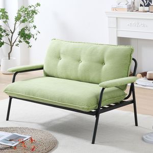 Canapé vert de 53 pouces pour petits appartements, aménagement spacieux pour divers scénarios de salon et soirées cinéma - Product Image 6