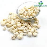Nueces de Makhana (Foxnuts) Indias HP Valia 100% Premium, 12-18mm, Secas, de Grado Alimenticio, Libres de Residuos de Pesticidas, Ricas en Fibra y Proteína, Ideales para Snacks
