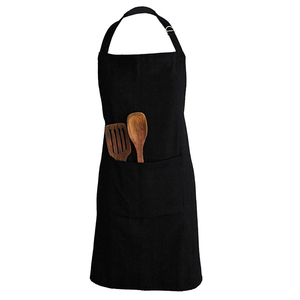 Tablier en toile unisexe réglable, respirant, résistant à l'eau, avec plusieurs poches, pour chef, cuisine, jardinage, personnalisable - Product Image 4
