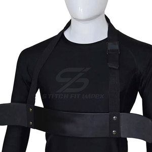 Aluminum Arm Blaster For Curl <b>Training</b> Bicep Support With Soft Neck Pad Adjustable Strap For <b>Strength</b> Workout Gym Use - Product Image 5