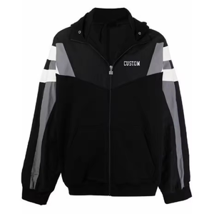 Traje Deportivo Personalizado de Dos Piezas, Chaqueta Cortavientos Ligera de Nailon para Hombre, Conjunto de Chaqueta y Pantalón Cortavientos para Deportes de Invierno - Product Image 3