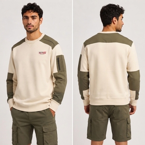 Men's <b>sweatshirt</b> provides breathable comfort soft construction and premium quality for <b>gym</b> workouts relaxing weekends - Product Image 5