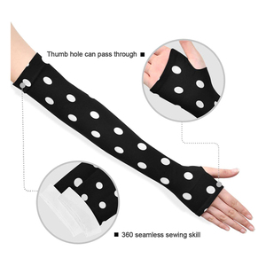 OEM Service <b>Arm</b> <b>Sleeves</b> for Outdoor Sports Custom Logo Stretch Fabric Spandex Polyester Factory Direct Supplier <b>Arm</b> <b>Sleeves</b> - Product Image 5