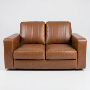 Sofá de Cuero Vacuno Genuino con Diseño Moderno y Elegante, Tapicería Premium, Estructura Sólida, Asientos Cómodos para Sala de Estar - Product Image 2