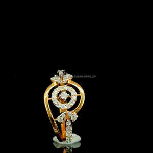 แหวนหมั้นเพชรโมอิสเพชร0.5กะรัต S925โรสโกลด์ชุบเงินสำหรับงานเลี้ยงงานแต่งงานของขวัญ - Product Image 3