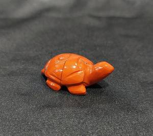 Sculpture de tortue en jaspe rouge, pierre naturelle de guérison, figurine d'animal spirituel, cristal, énergie Reiki, décoration, cadeau - Product Image 4