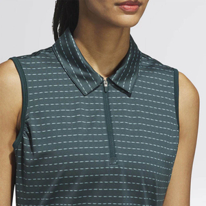 Camiseta polo sin mangas para mujer, color naranja sólido, de secado rápido, tejida, informal, para golf, tenis, camiseta sin mangas, camisetas personalizadas por sublimación - Product Image 6