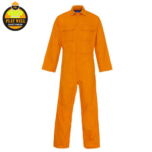 Combinaison de travail de sécurité réfléchissante de classe 2 ANSI en coton avec logo personnalisé pour les travailleurs de la construction et des usines - Product Image 2