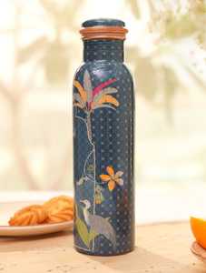 Handcraft Floral <b>Printed</b> Stainless Steel Insulated Water Bottle Reusable Travel Drinking Bottle For Home And <b>Office</b> - Product Image 1